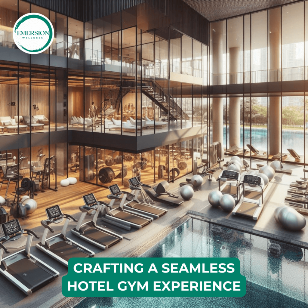 A luxurious gym in hotel for the guests.
