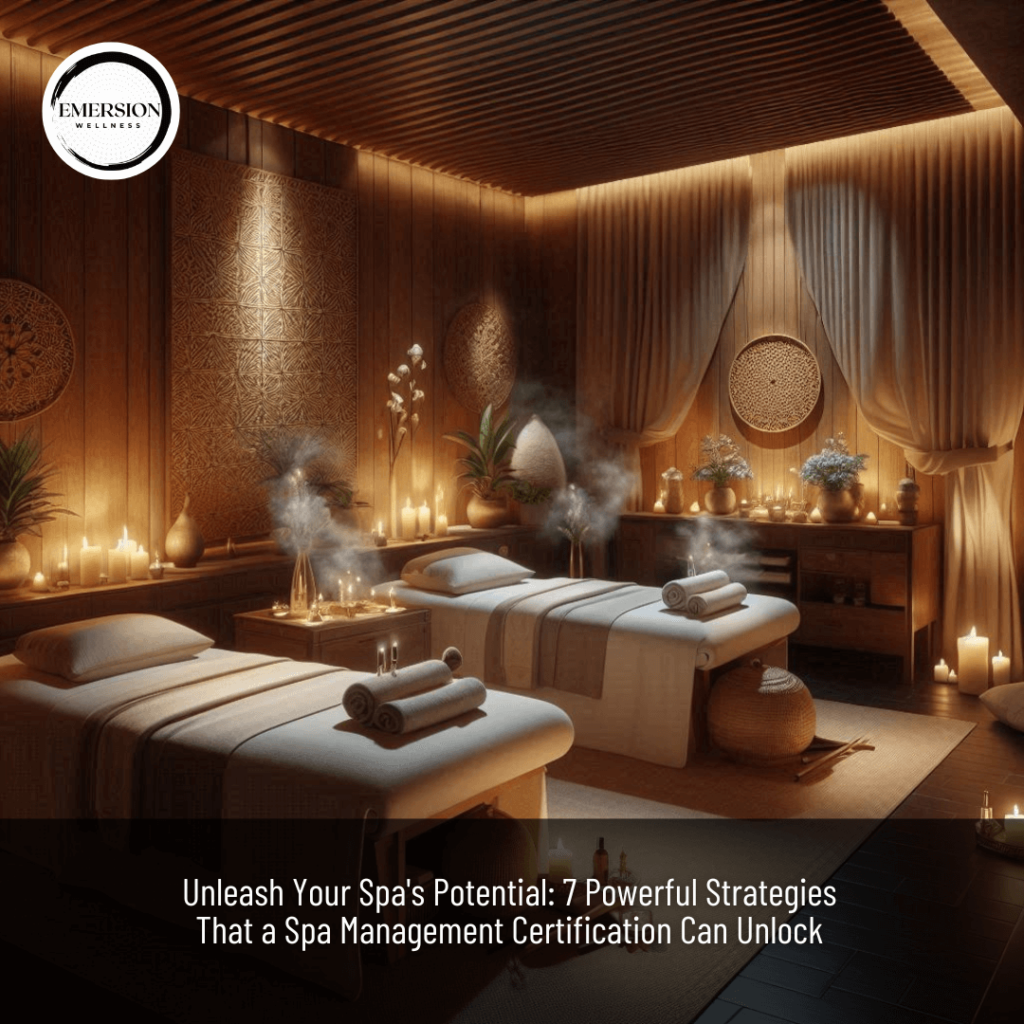 spa management certification