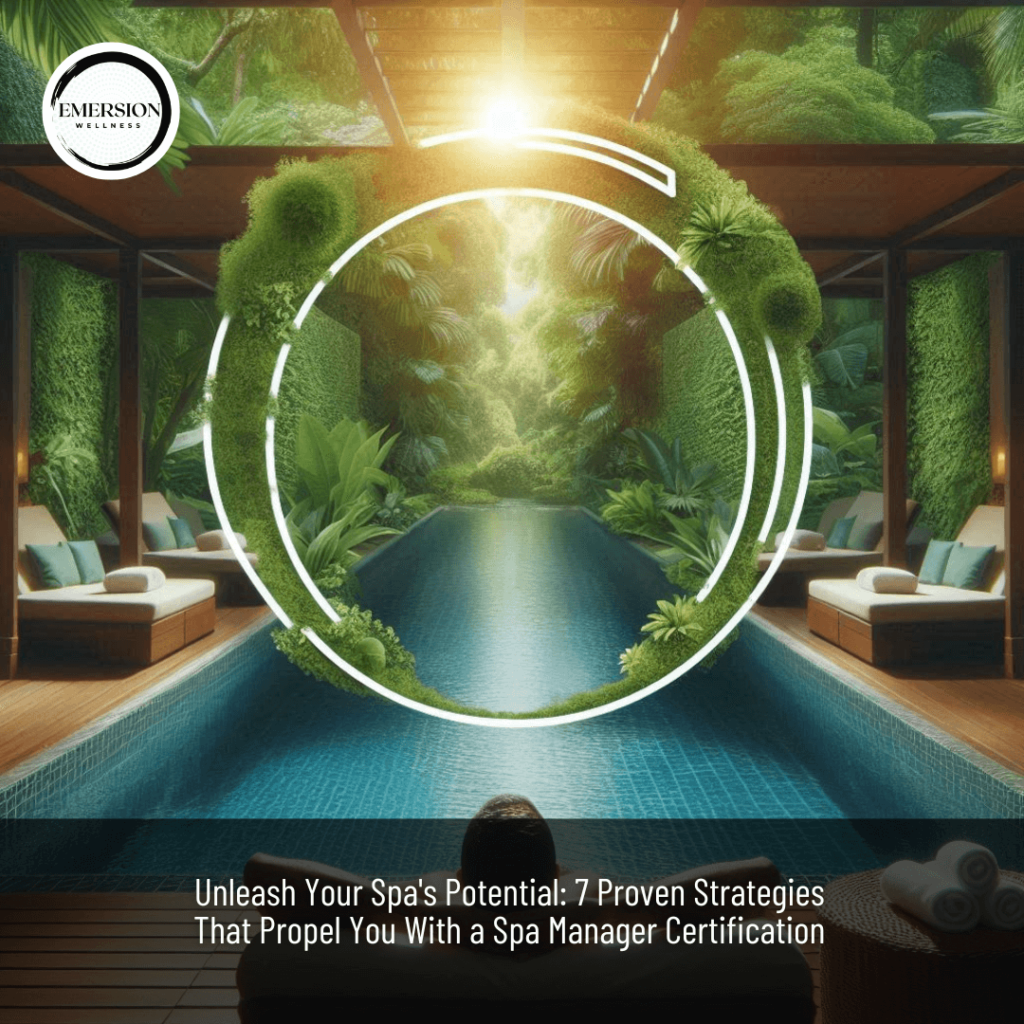 spa manager certification