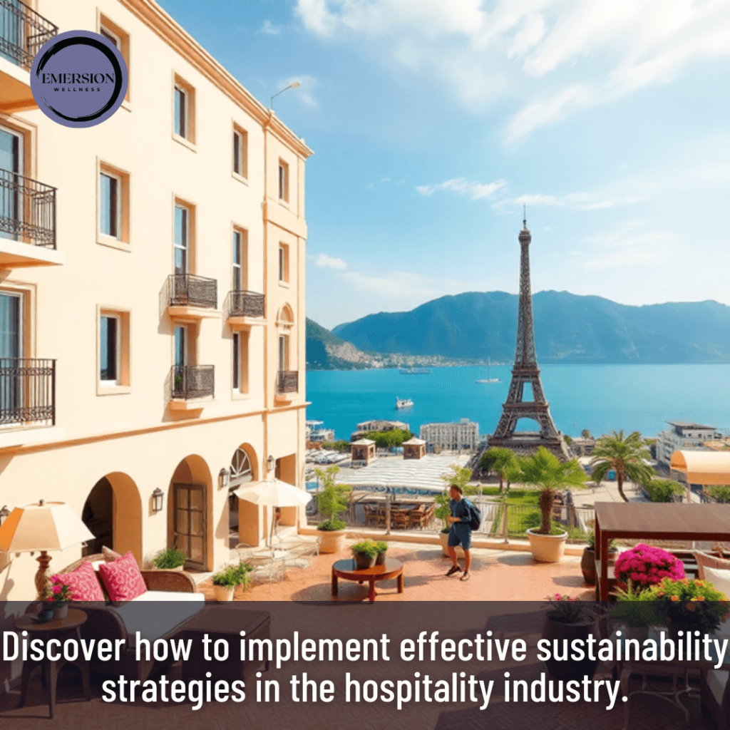 sustainability in the hospitality industry